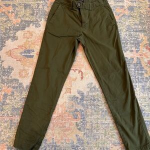 Banana Republic Men's Forest Green Chinos